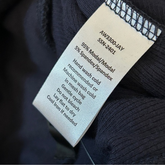 ❤️ NWT ATM MODAL RIB STRAIGHT LEG PANTS XS - Picture 10 of 14